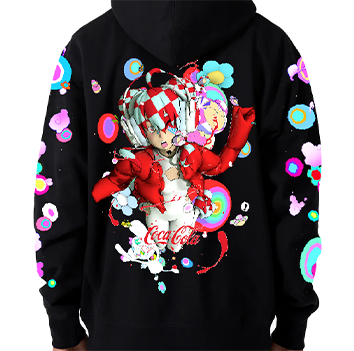 Yameii × Coca-Cola hoodie